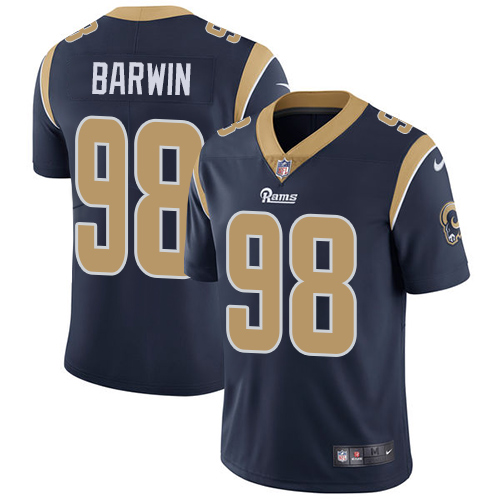 Nike Rams #98 Connor Barwin Navy Blue Team Color Men's Stitched NFL Vapor Untouchable Limited Jersey - Click Image to Close